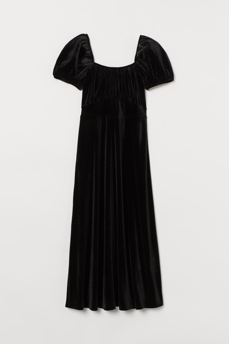 

Велюровое платье H&M