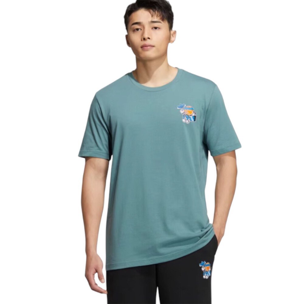 

Футболка Adidas, голубой, Синий