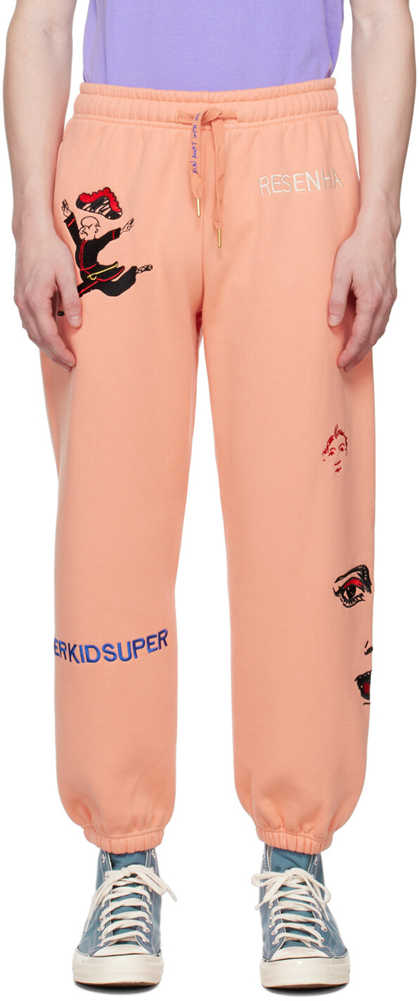 

Розовые брюки Super Lounge KidSuper, Розовый