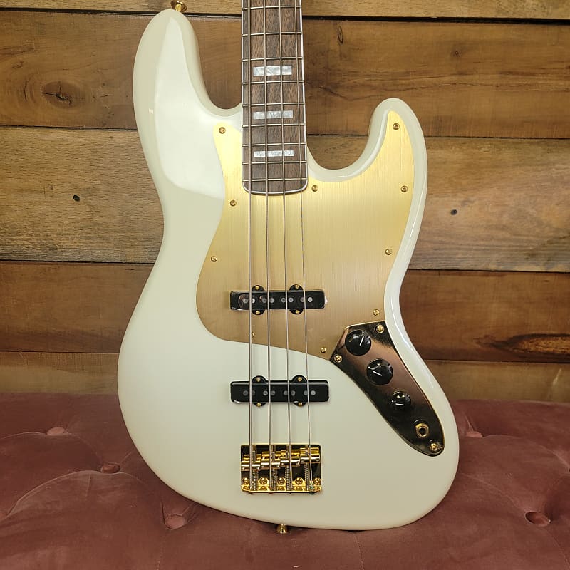 snk 40th anniversary collection [us][ps4 английская версия] Басс гитара Squier 40th Anniversary Jazz Bass 2022 - Gold Edition