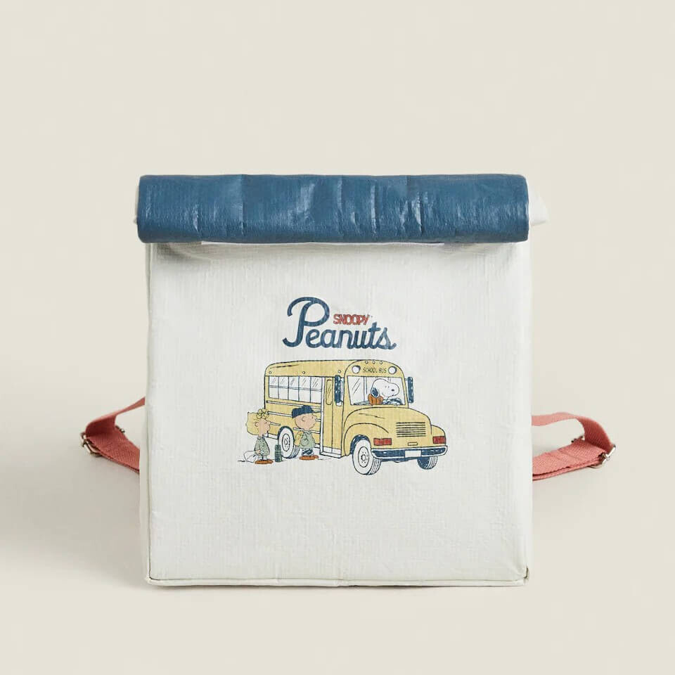 

Сумка-холодильник Zara Home Peanuts, белый/темно-синий/красный