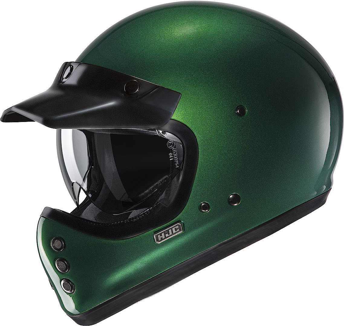 Шлем HJC V60 Solid Deep, зеленый фонарь внешнего аккумулятора tac sky v60 совместимый с адаптером invisiono v60