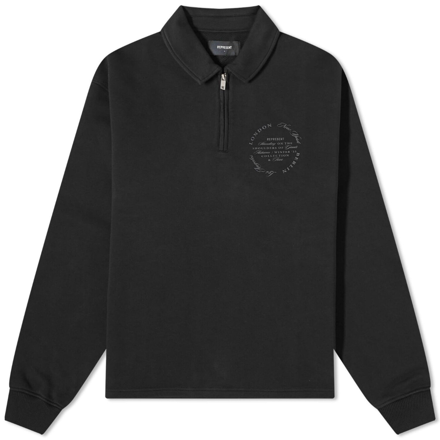 

Джемпер Represent Season Tour Quarter Zip, серовато-черный