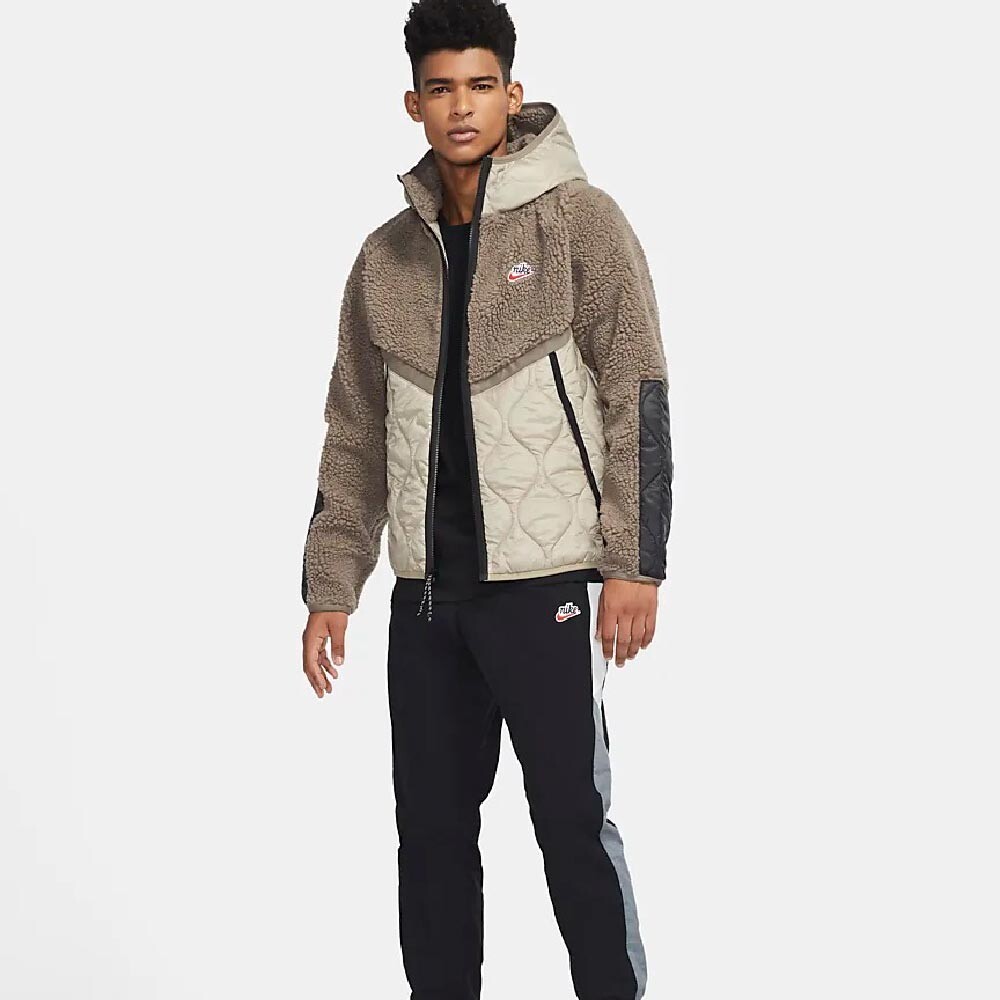 

Куртка Nike Sportswear Heritage, коричневый/светло-коричневый