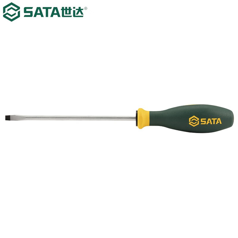 SATA 63705 G серия отвертка плоская с трехцветной ручкой 6x200MM