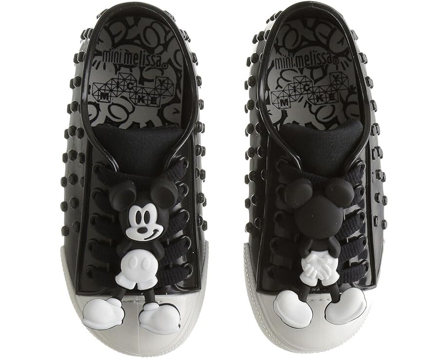 Кроссовки Mini Melissa Mini Polibolha + Disney, черный