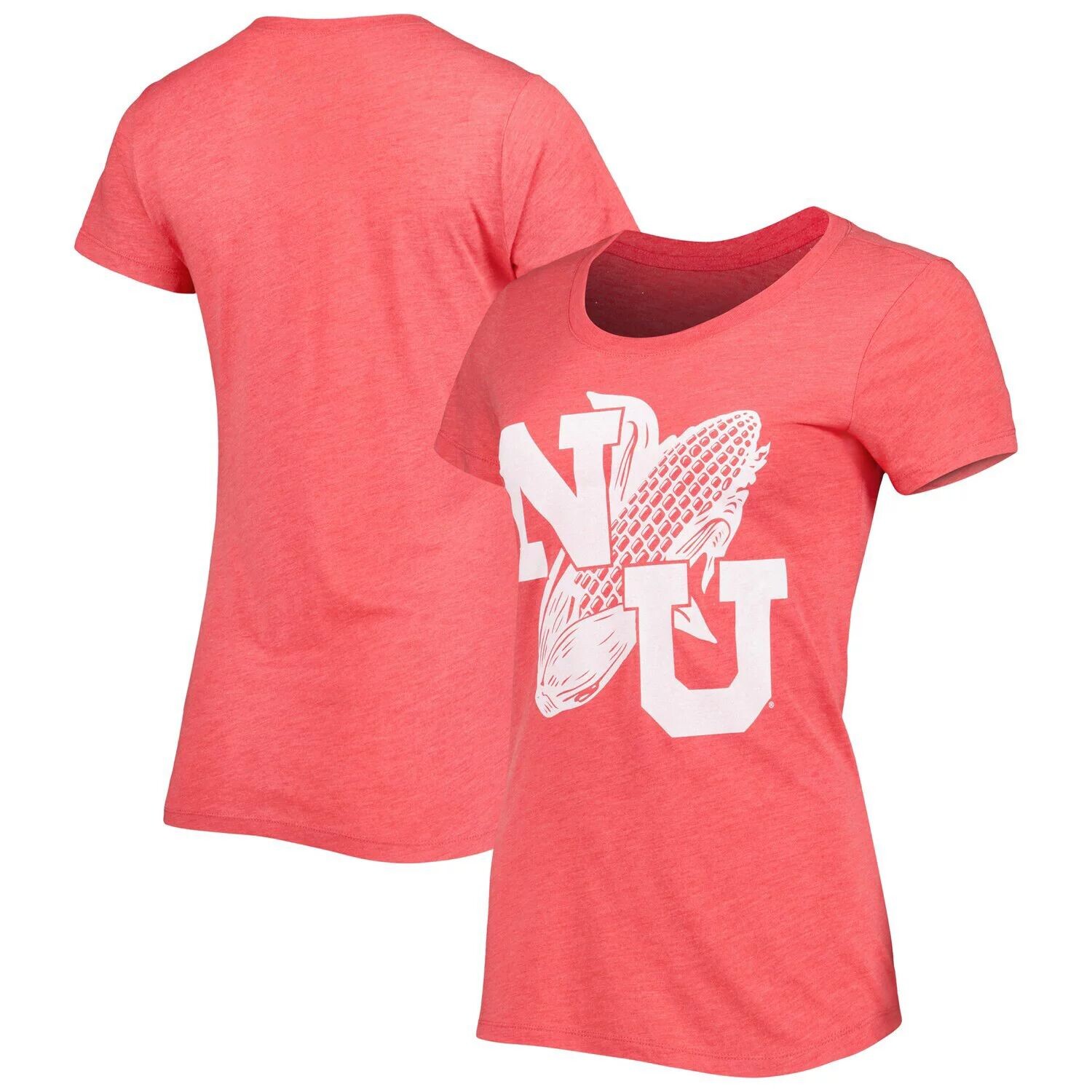 

Женская футболка Homefield Scarlet Nebraska Huskers Vintage Tri-Blend