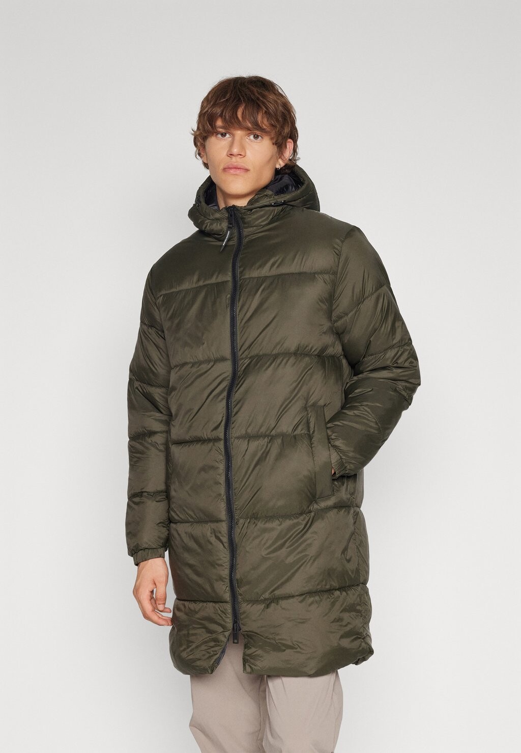 

Зимнее пальто JJTOBY LONG PUFFER Jack & Jones, канифоль