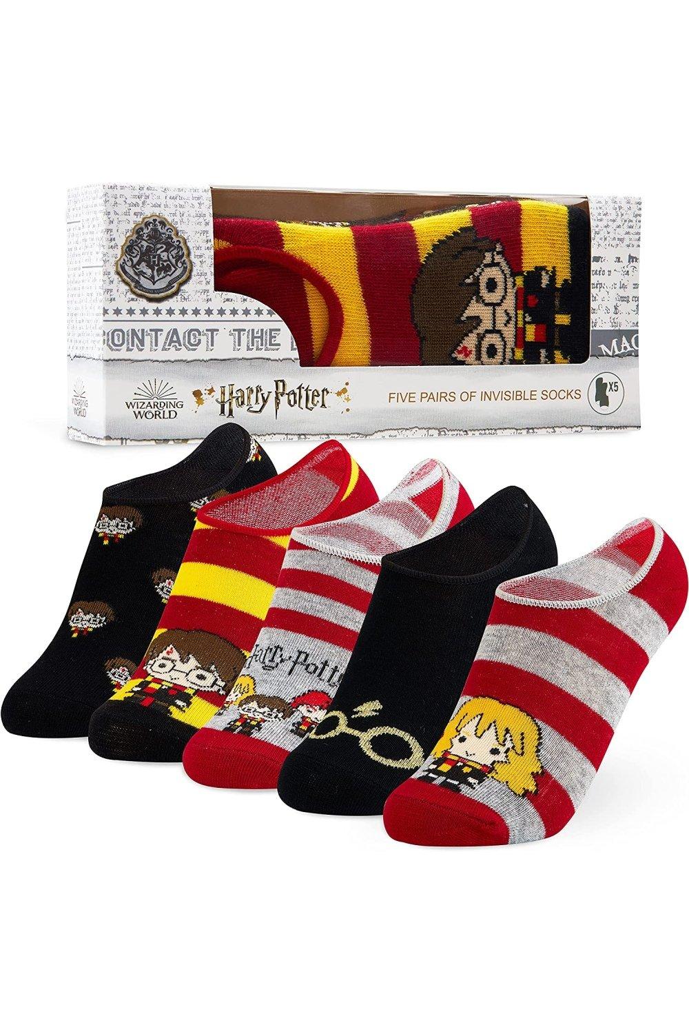 Носки, 5 шт. Harry Potter, мультиколор приор групп наклейка патч для одежды гарри поттер – 4