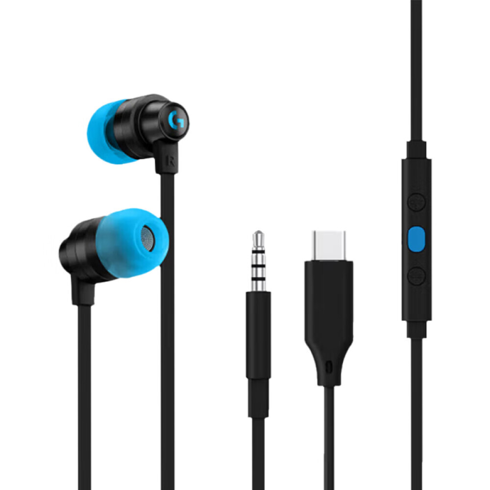 

Гарнитура игровая внутриканальная Logitech G333 с микрофоном, черный