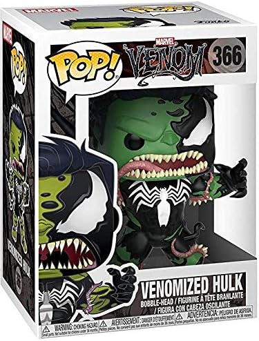 Фигурка POP Marvel: Venom - Venomized Hulk Funko Pop! Vinyl Figure (Bundled with Compatible Pop Box Protector Case) Mult фигурка reaction figure venom – bloodlust 9 5 см