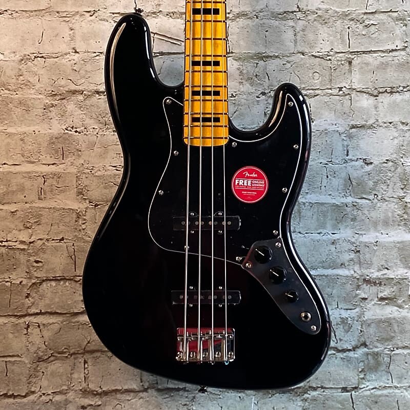 

Squier Classic Vibe '70s Jazz Bass — черный Classic Vibe '70s Jazz Bass - Black