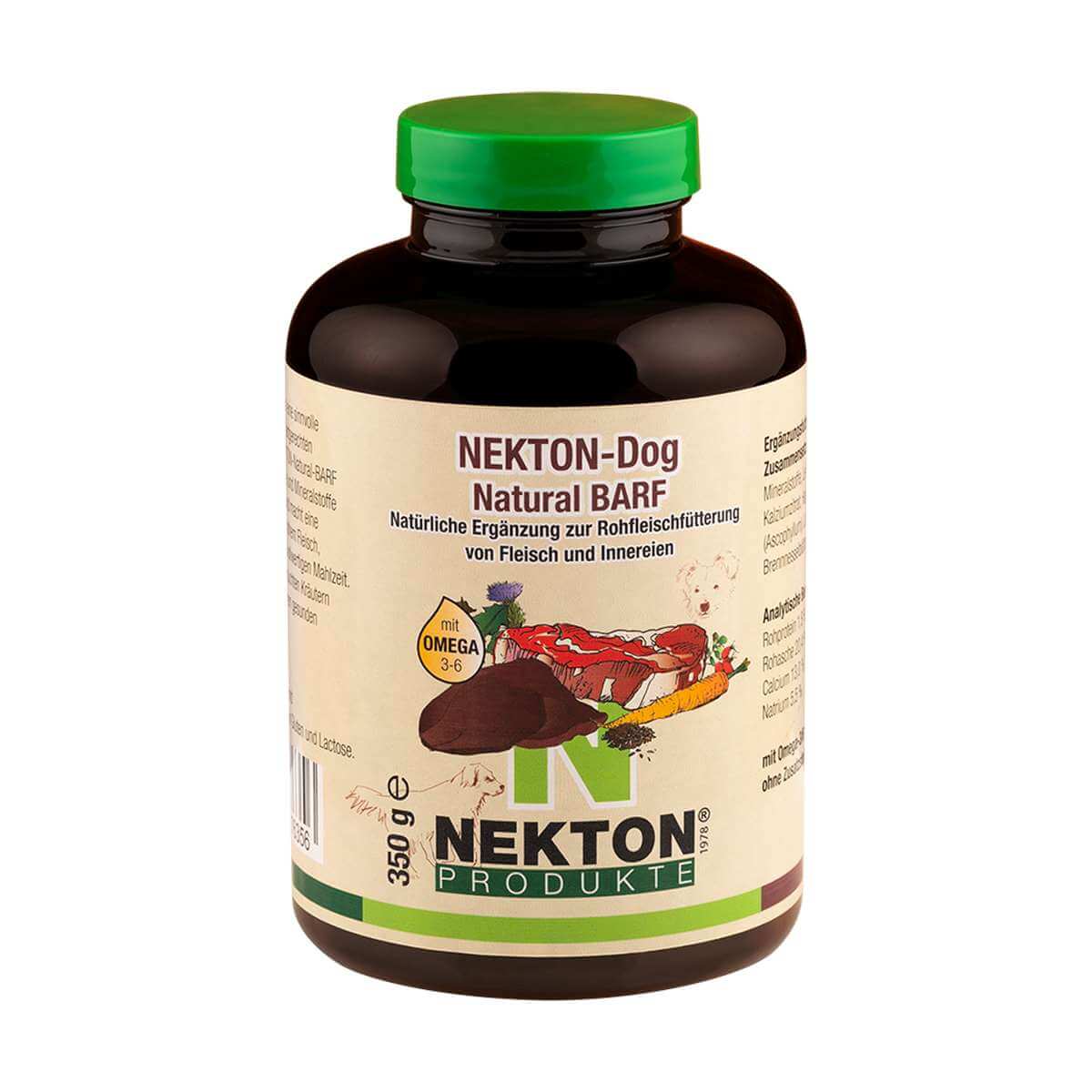 Натуральные питательные вещества для сырого питания для собак Nekton-Dog Natural BARF, 350 г