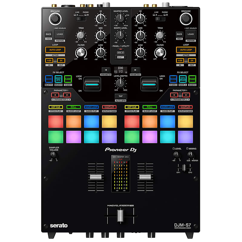 Pioneer DJM-S7 Scratch Style 2-канальный DJ-микшер с поддержкой Bluetooth DJM-S7 Scratch Style 2-channel Performance DJ Mixer w/ Bluetooth фотографии