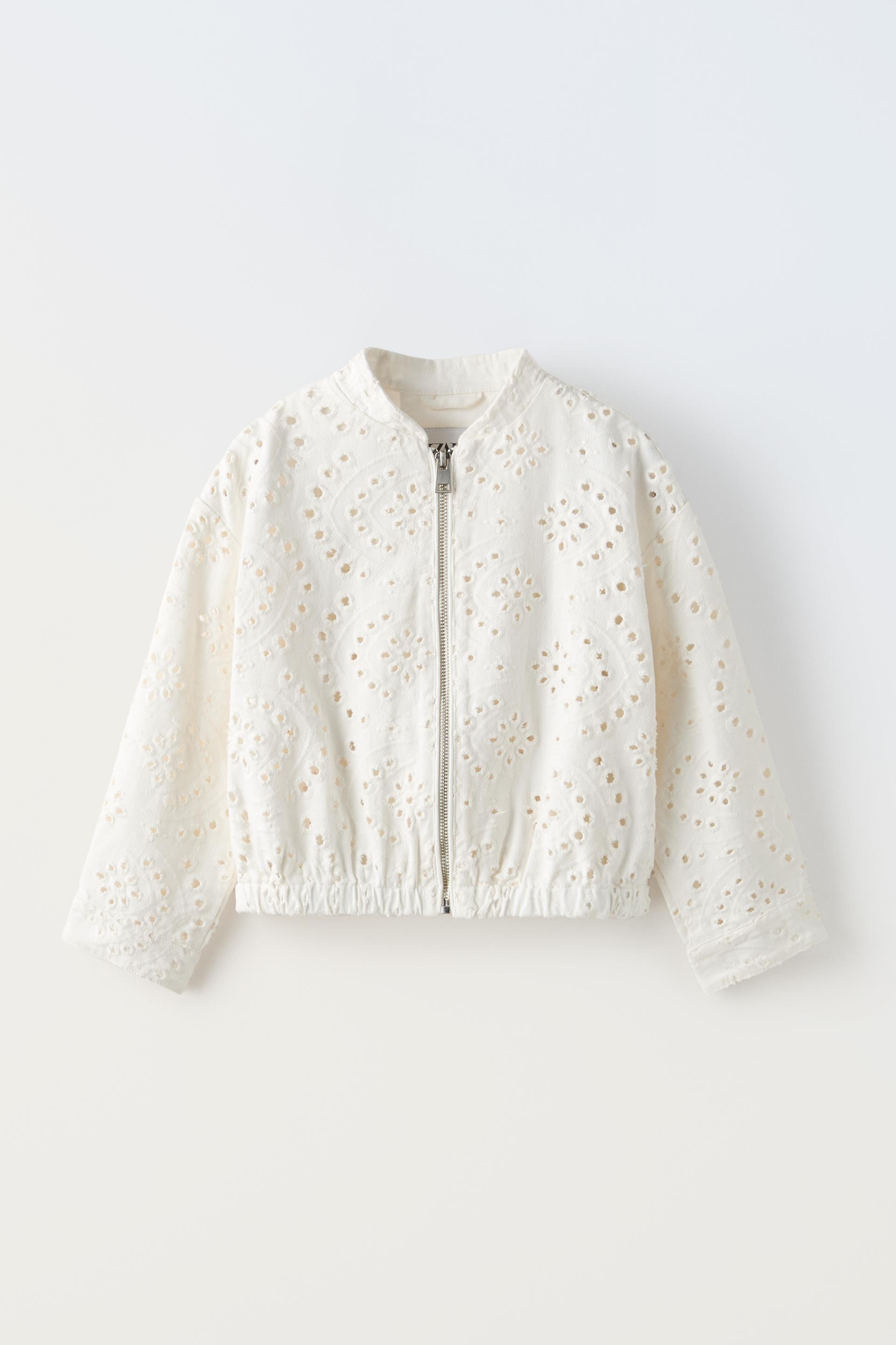 Куртка Zara Twill, белый рубашка zara premium twill голубой