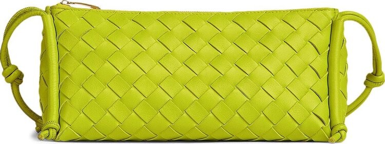 

Сумка Bottega Veneta Pouch On Strap Acid Kiwi/Gold, зеленый