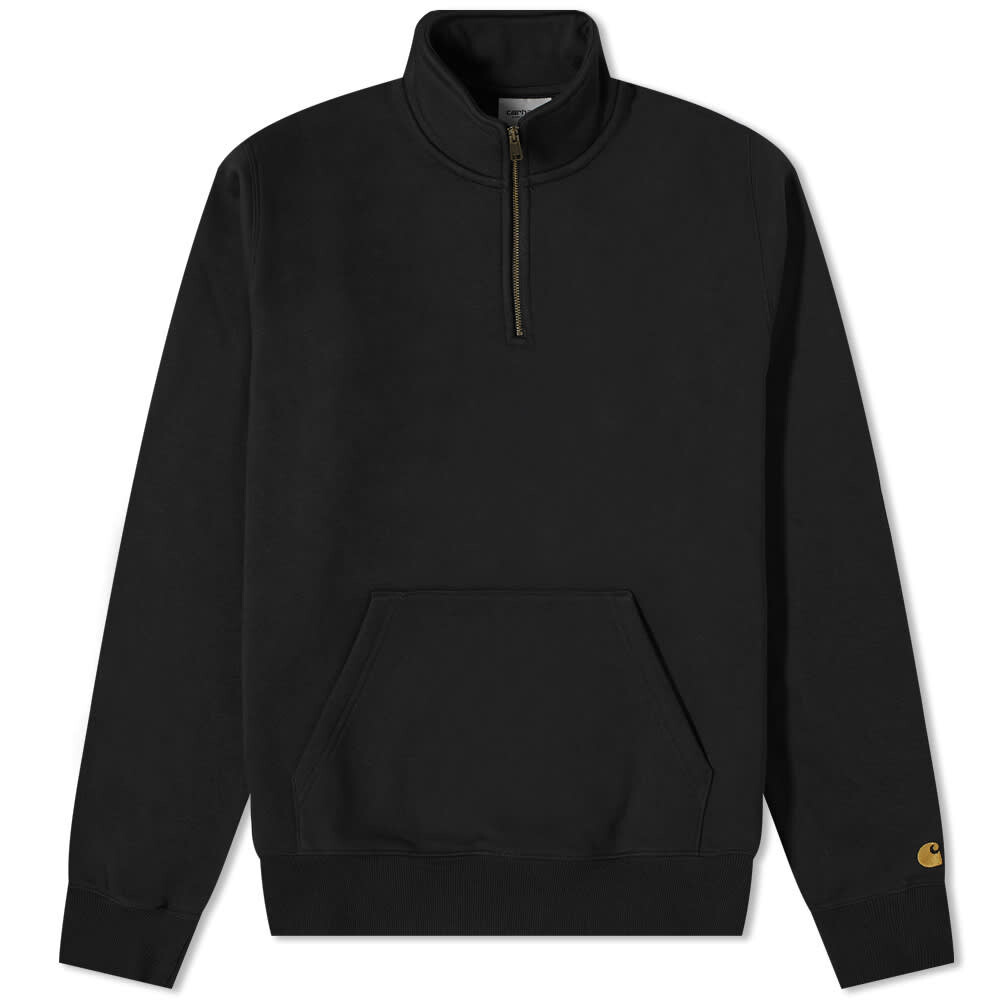 

Толстовка Carhartt WIP Chase Neck Zip Sweat, Черный