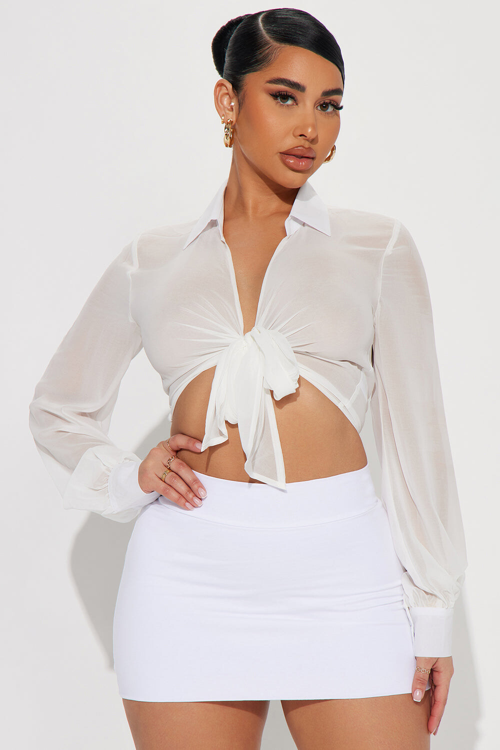 

Топ Fashion Nova WN9910A, белый