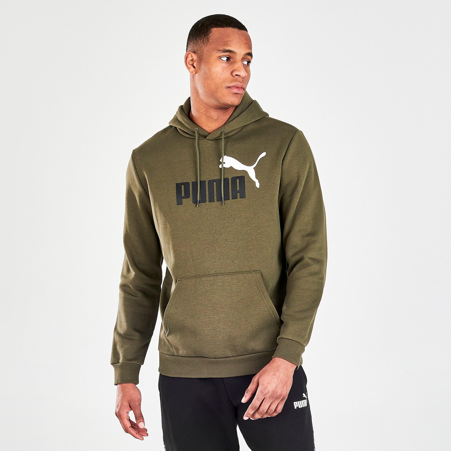 

Мужская толстовка с капюшоном Puma #Logo, зеленый