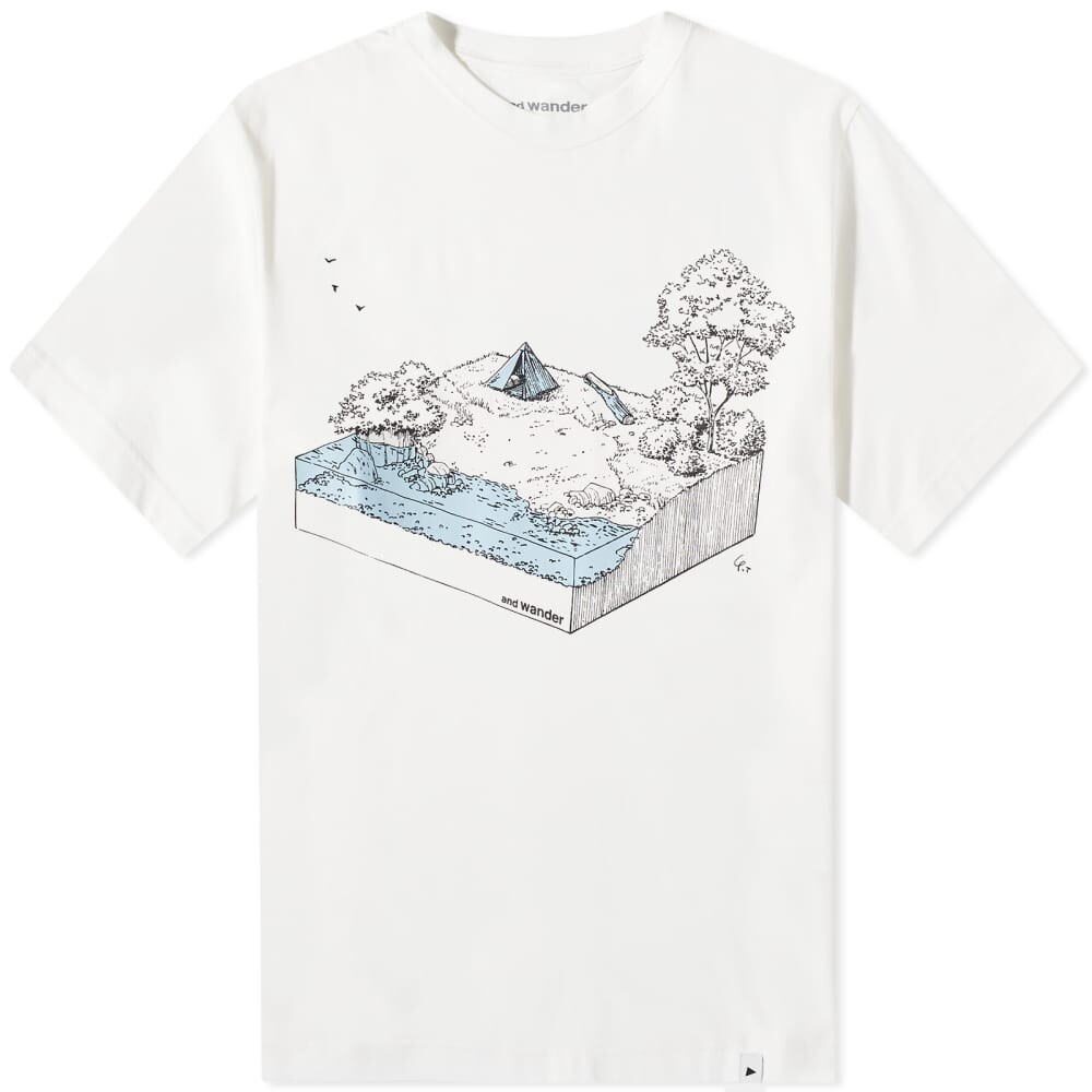 

Футболка And Wander In The Mountain Tee, Белый