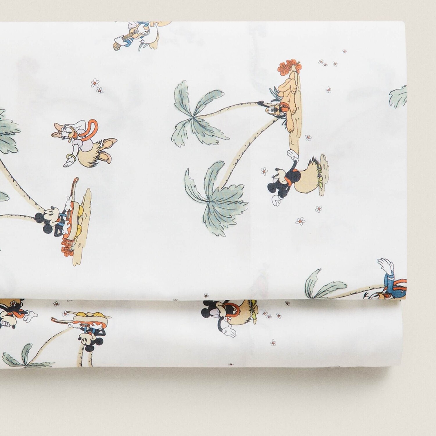 

Простыня Zara Home Mickey Mouse Disney, белый/мультиколор