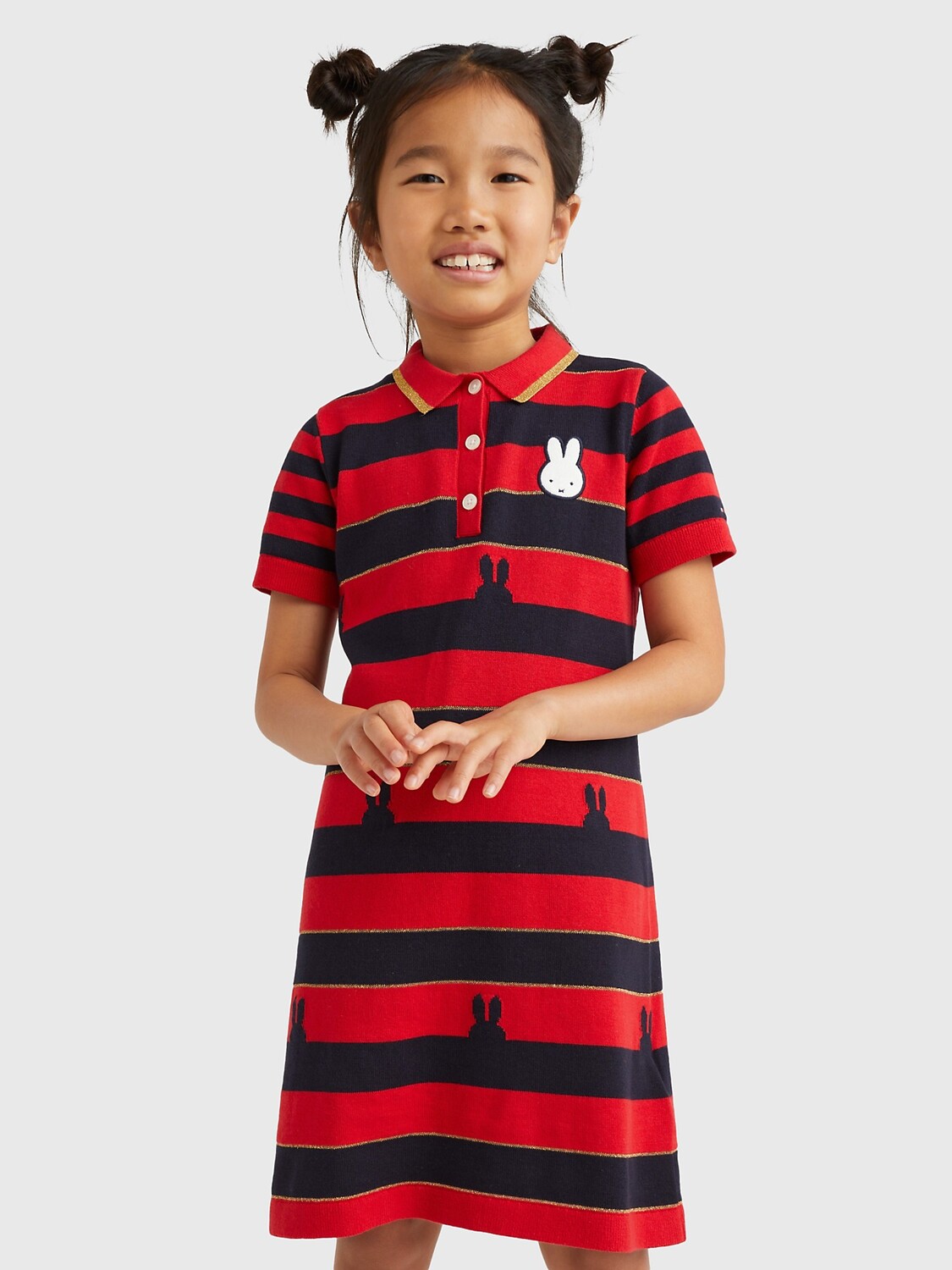 

Платье поло свитер Tommy Hilfiger, основной красный / мульти