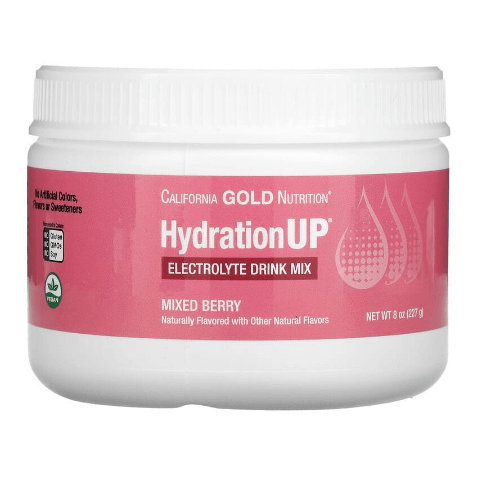 Смесь для напитков с электролитами смесь ягод 227 г HydrationUP California Gold Nutrition