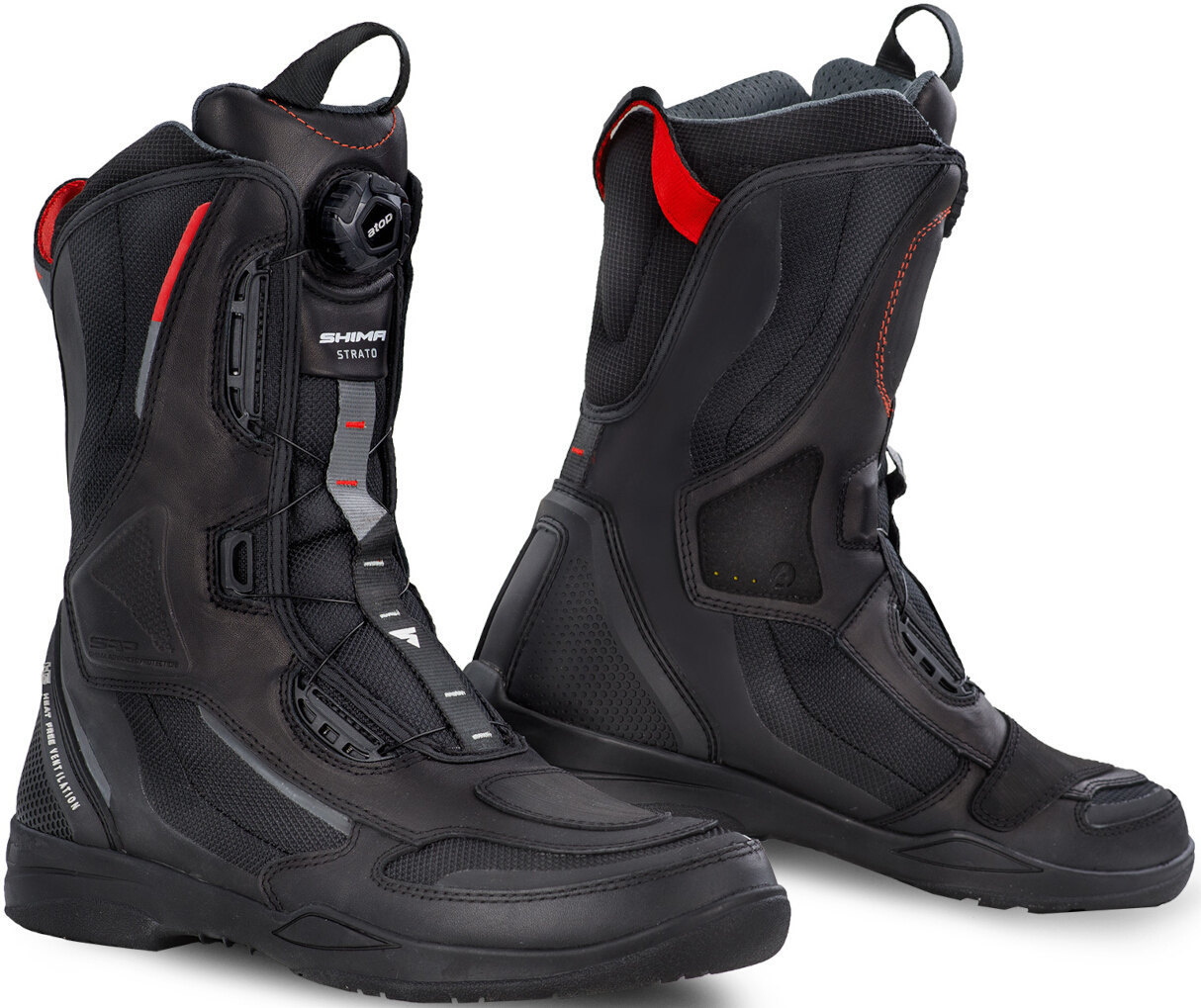 Мотоциклетные ботинки SHIMA Strato водонепроницаемые, черный женские мотоциклетные ботинки strato shima