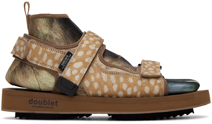 

Светло-коричневые сандалии Suicoke Edition Animal Foot Doublet