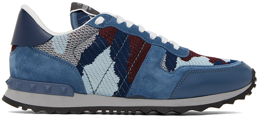 

Синие кроссовки Rockrunner Valentino Garavani