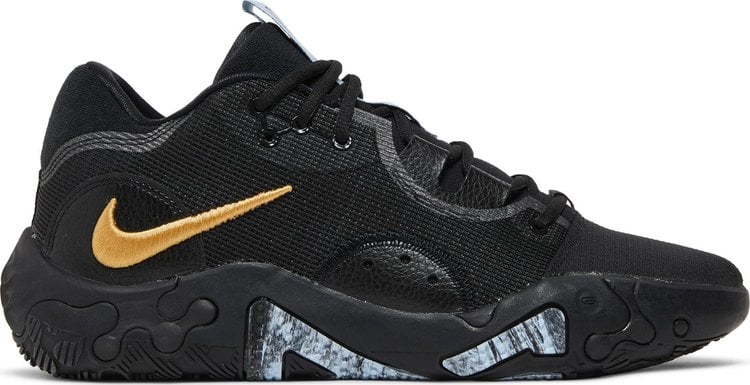 Кроссовки Nike PG 6 'Black Metallic Gold', черный - фото