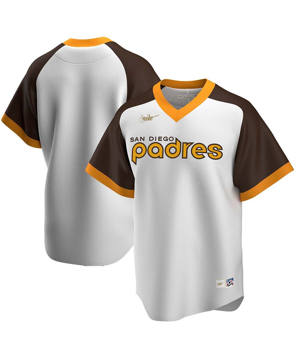 

Футболка Nike San Diego Padres Home Cooperstown Collection Team, желто-белый