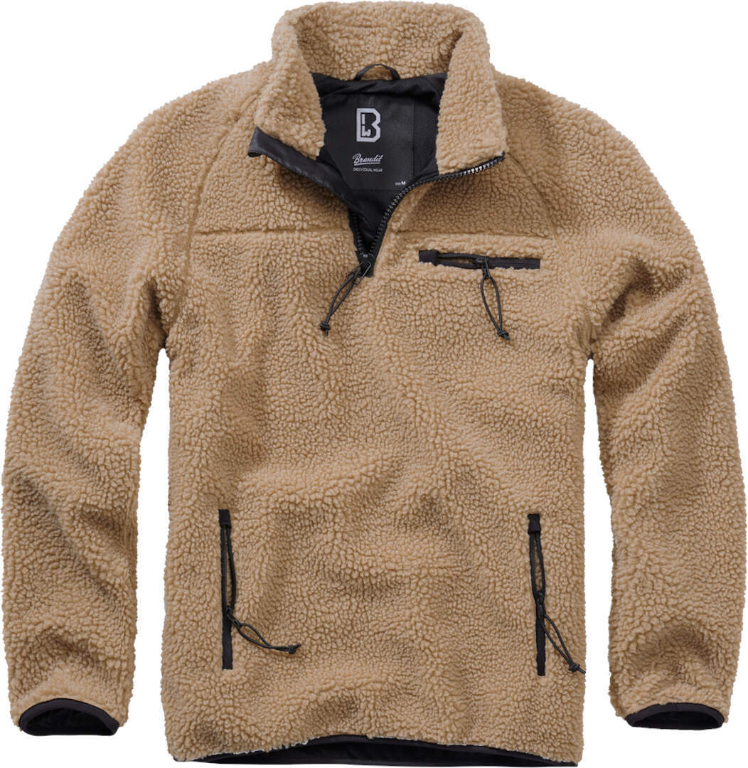 Пуловер Brandit Teddyfleece, бежевый пуловер размер единый бежевый