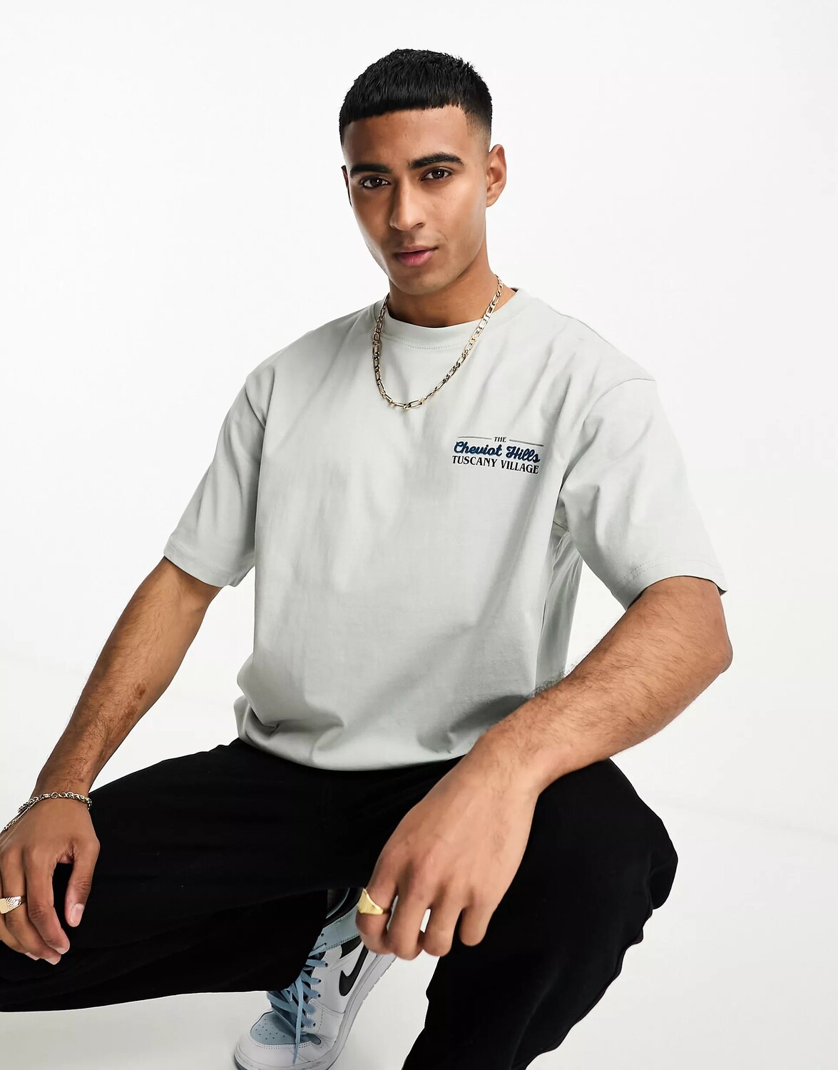 

Футболка Pull&bear Tuscany Graphic Backprint, белый