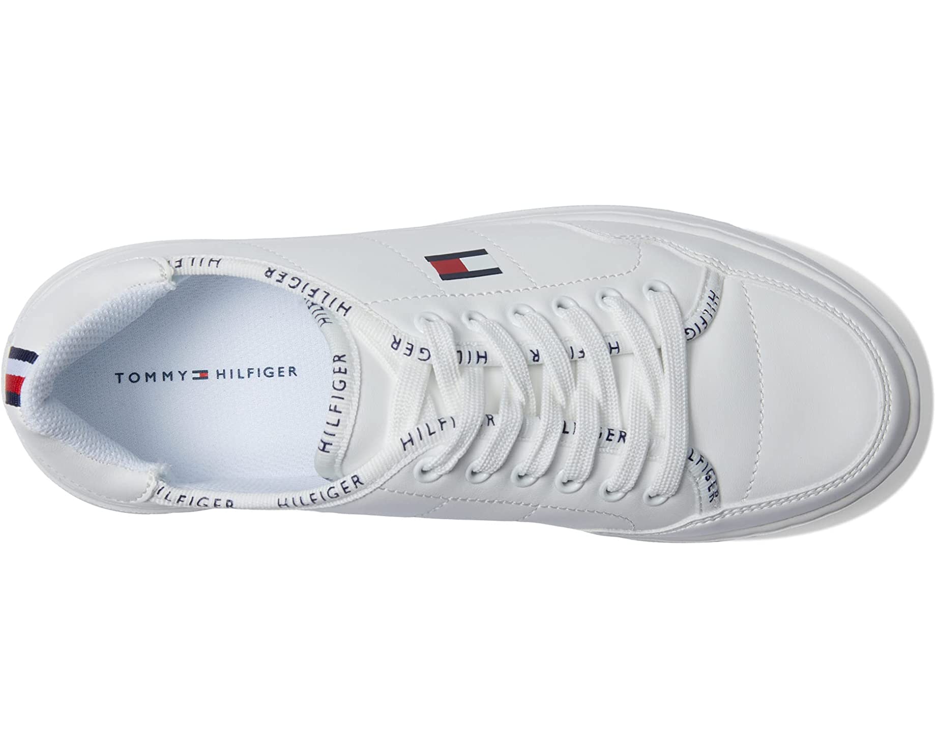 Кроссовки Grazie Tommy Hilfiger, белый женские повседневные кроссовки на шнуровке fantim tommy hilfiger мультиколор