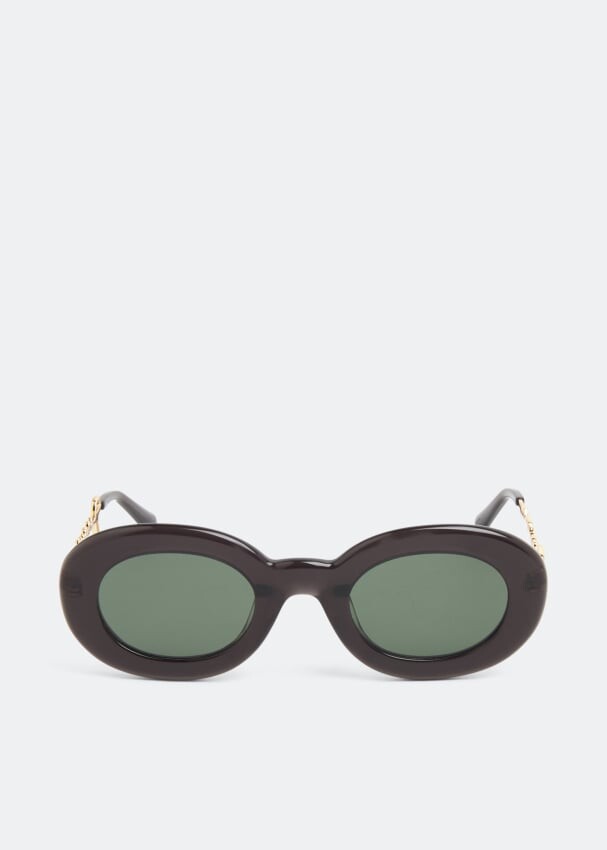 

Солнечные очки JACQUEMUS Les lunettes Pralu sunglasses, черный