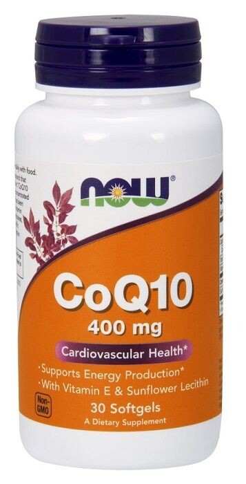 

Now Foods CoQ10 400 Mg With Lecithin & Vitamin E коэнзим Q10 в капсулах, 30 шт.