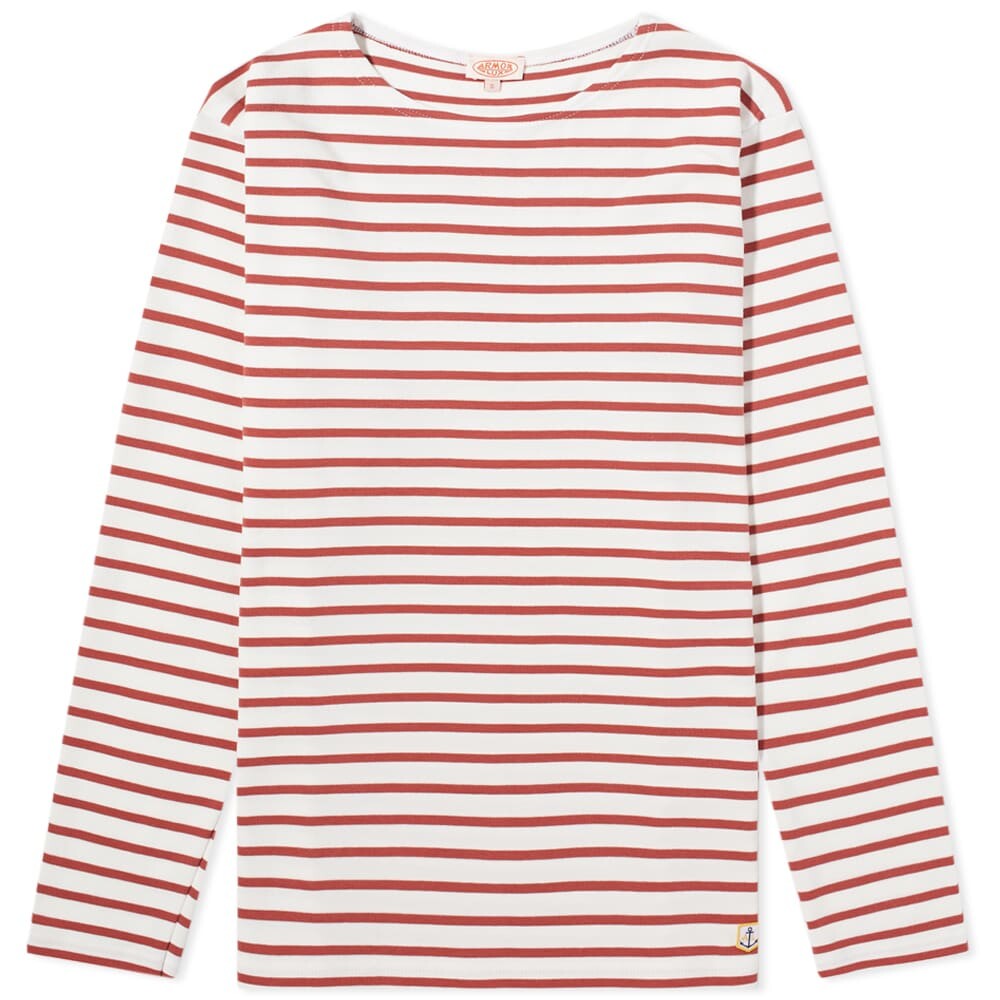 

Футболка Armor-Lux Long Sleeve Classic Breton Tee, Коричневый