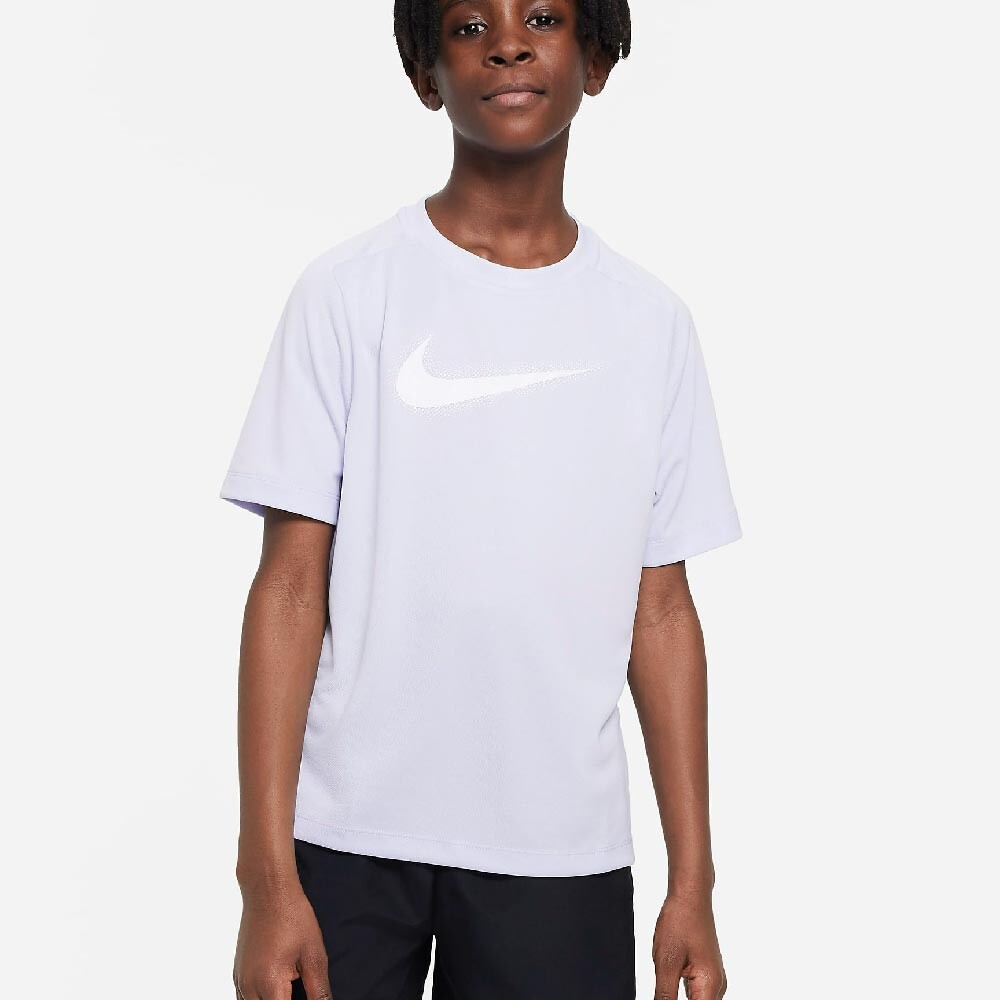 

Футболка Nike Multi Big Kids' Dri-FIT Graphic Training, белый/ярко-белый