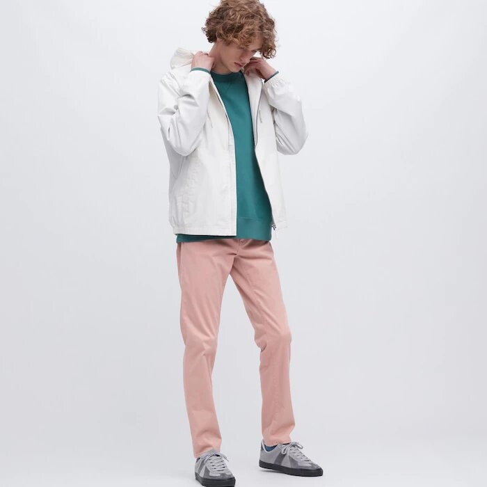 

Мужские джинсы Uniqlo Ultra Stretch Skinny Fit Colour, розовый