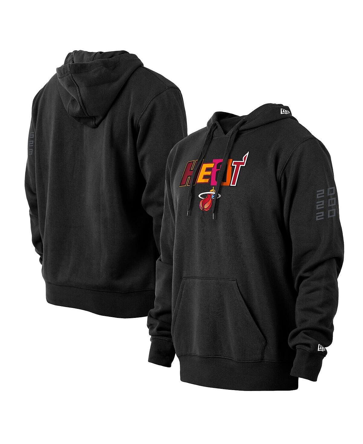 

Мужская черная толстовка с капюшоном miami heat 2021/22 city edition New Era, черный