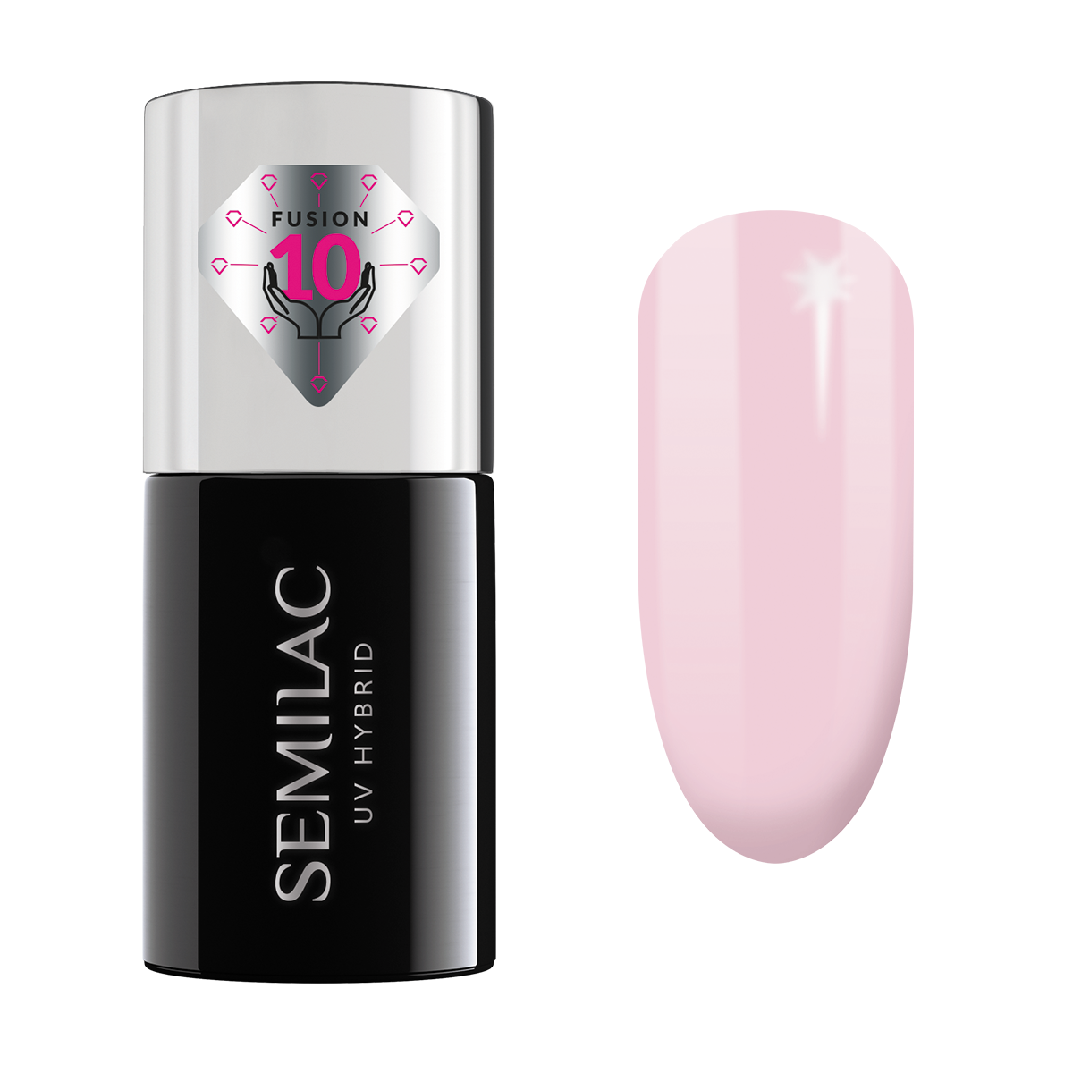 Semilac Extend Care 5w1 гибридный лак для ногтей, 809 Tender Pink фото