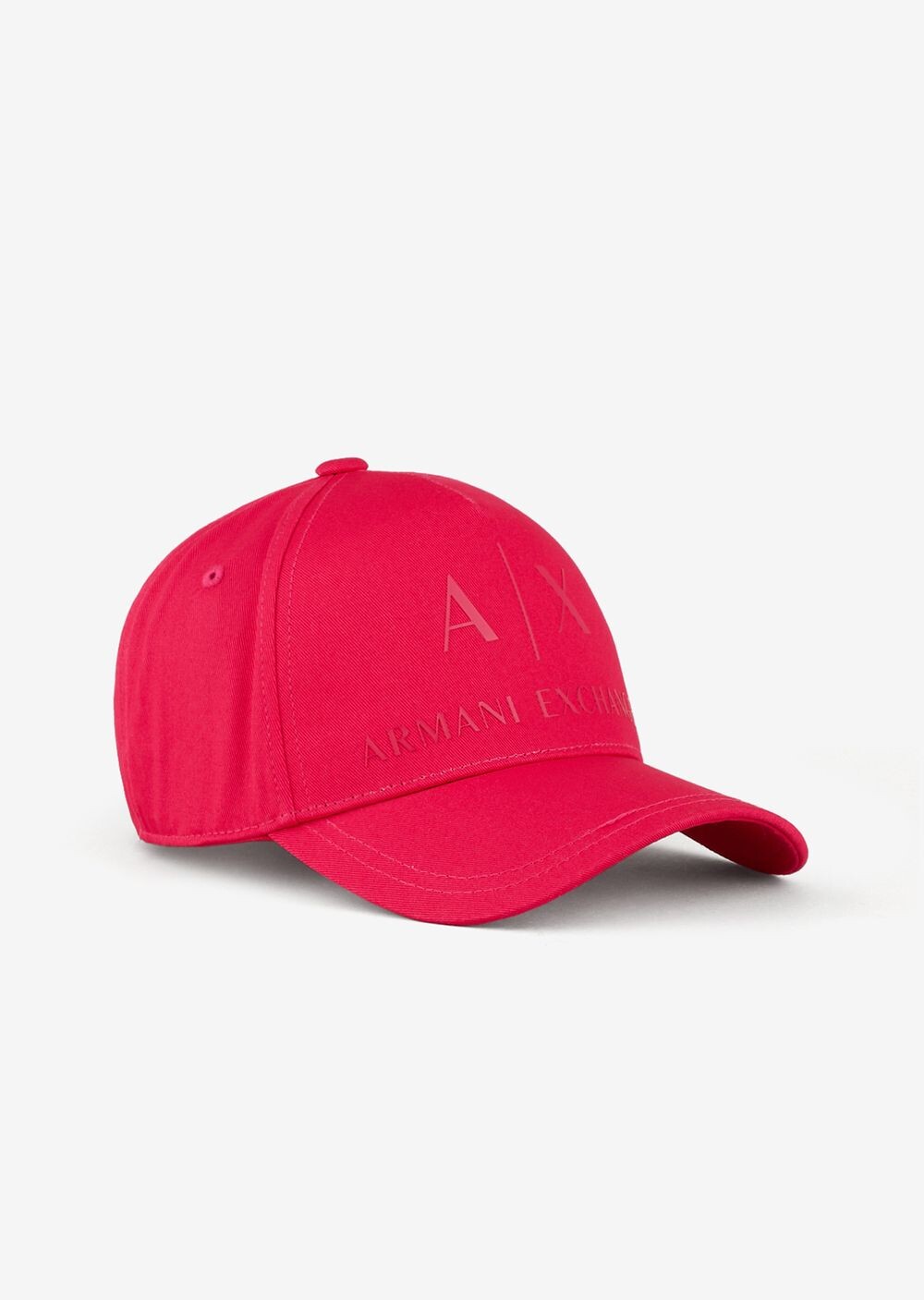

Хлопковая бейсболка Armani Exchange, фуксия