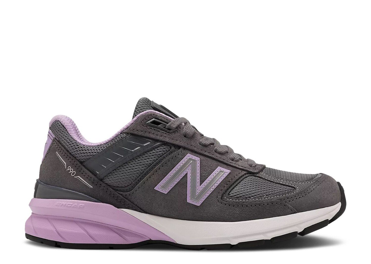 

Кроссовки New Balance Wmns 990V5 Made In Usa Wide 'Lead Dark Violet Glow', серый