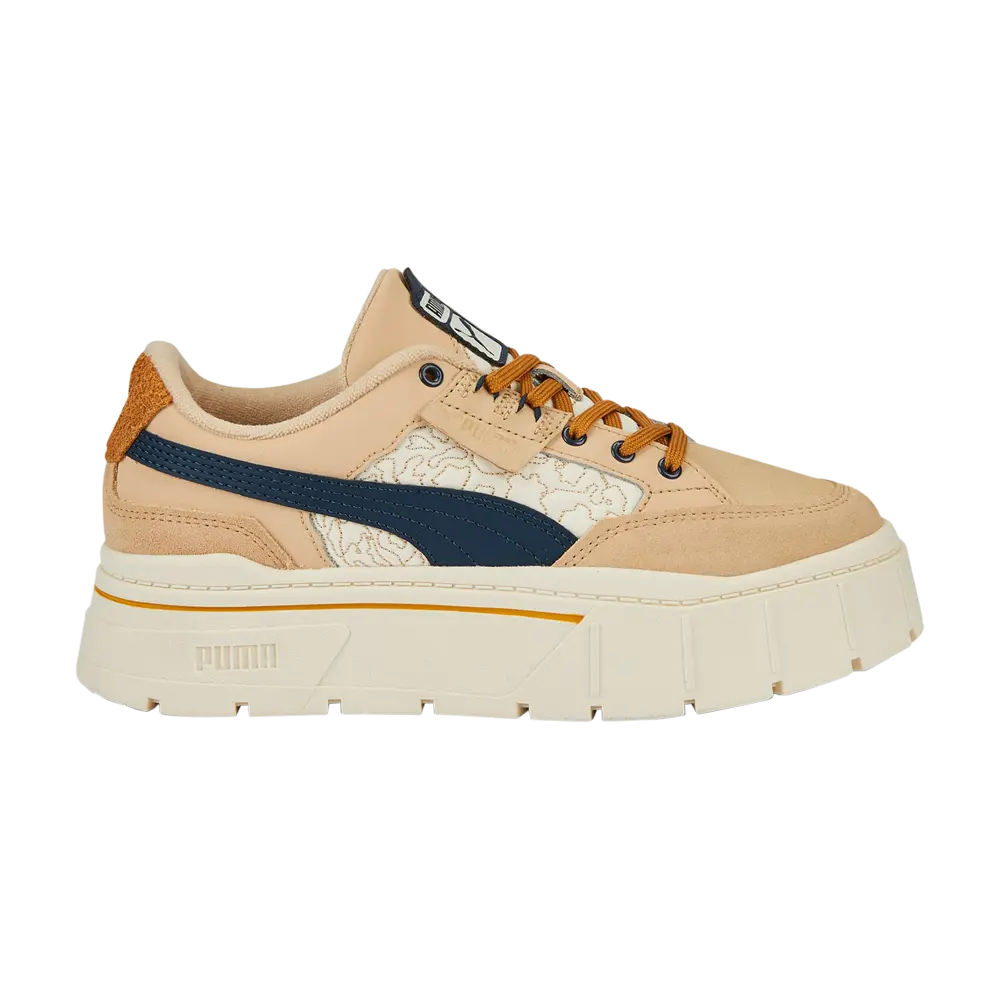 

Кроссовки Wmns Mayze Stack Puma, кремовый