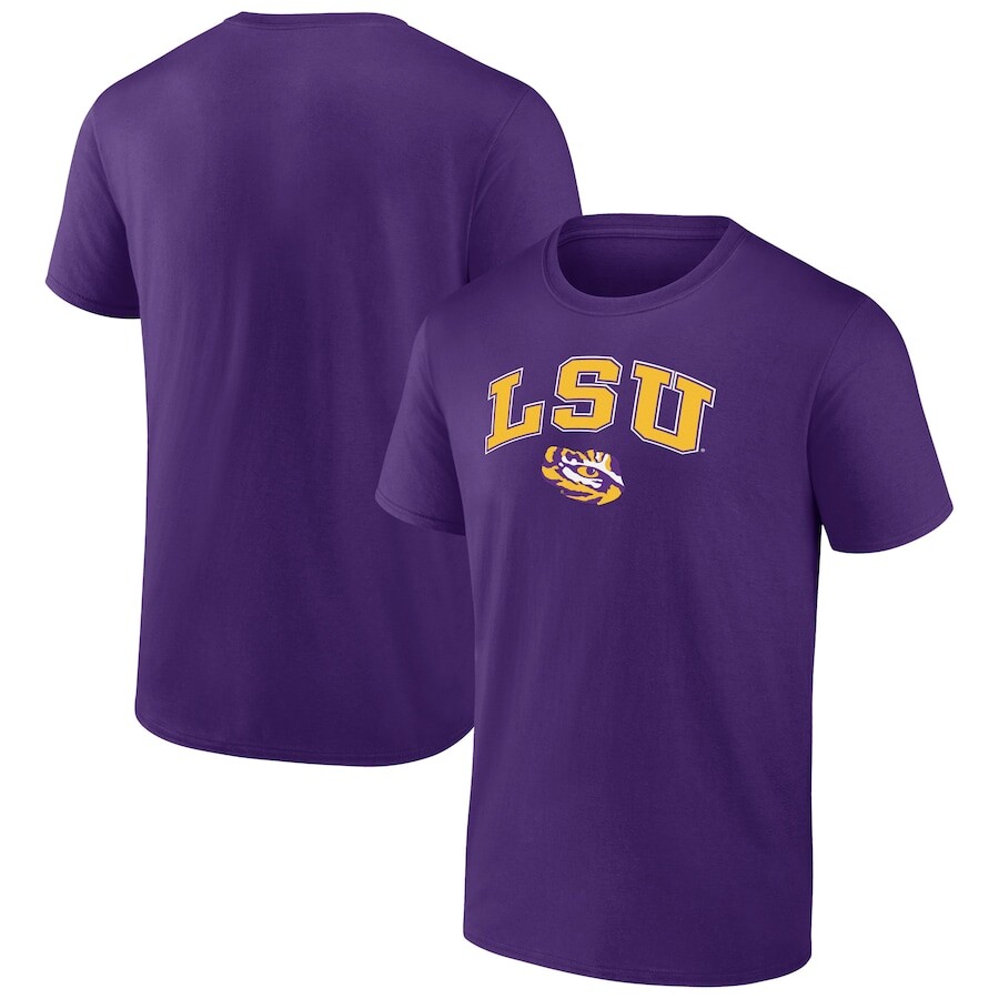 

Футболка с коротким рукавом Fanatics Branded Lsu Tigers, фиолетовый