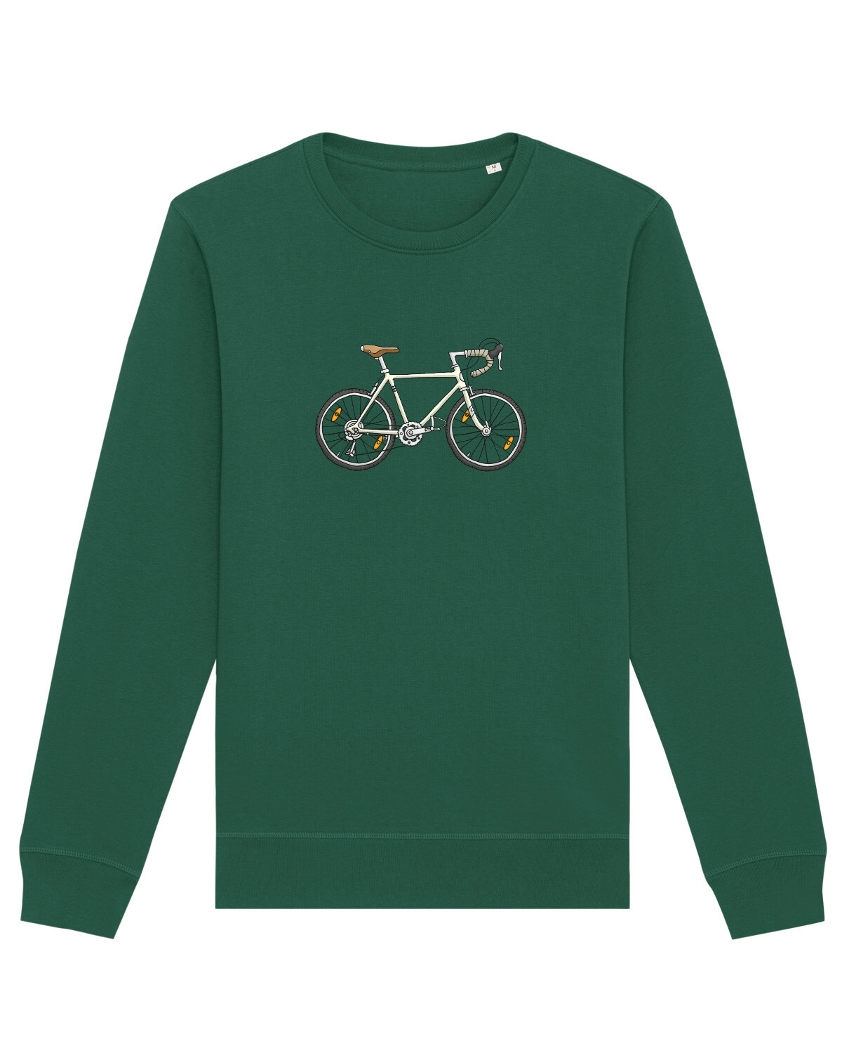 Толстовка wat? Apparel Doodle bike, цвет Bottle Green толстовка wat apparel digital ist besser цвет bottle green