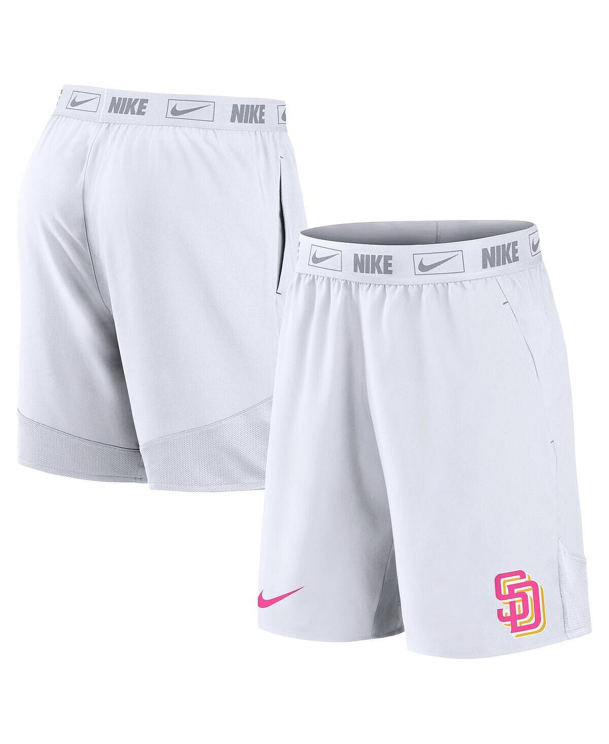 

Мужские белые спортивные шорты San Diego Padres City Connect Nike