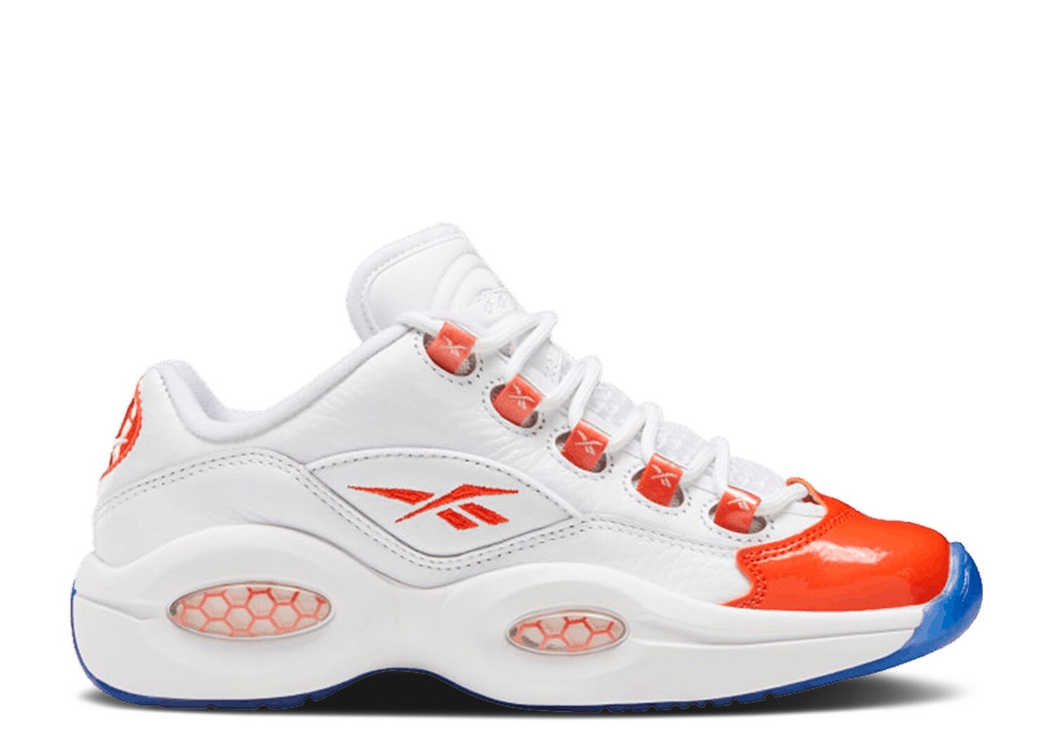 

Кроссовки Reebok Question Patent Low J 'Vivid Orange', белый
