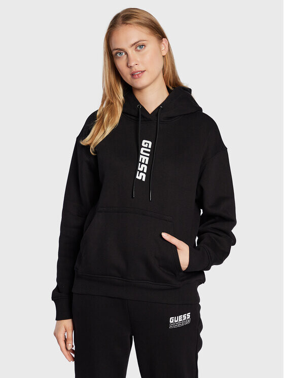 

Толстовка свободного кроя Guess, черный